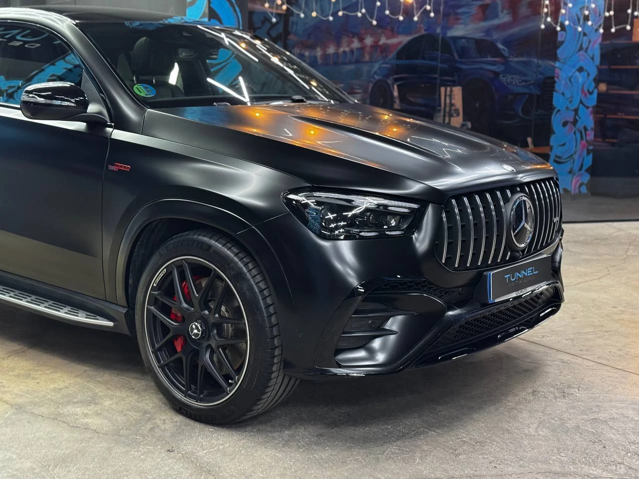 AMG GLE satinado en el estudio